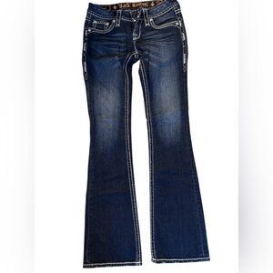 Rock Revival Women's Dark Blue Flare Jeans